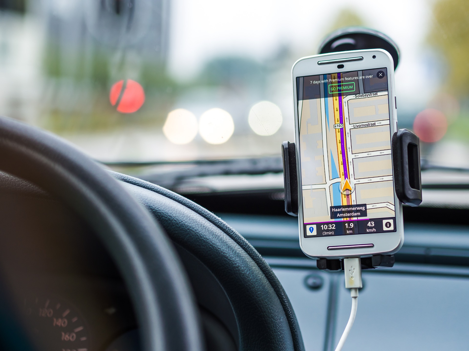 Reise mit einem GPS