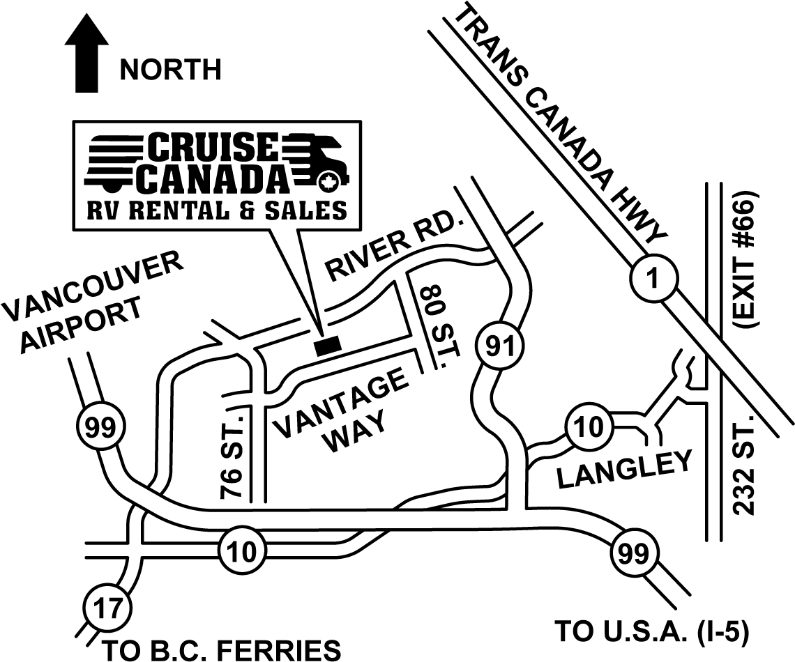 Cruise America Standorte - Vancouver