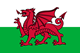 Wales Flagge