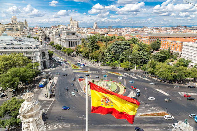 Road Trip in Madrid, Spanien