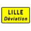 Verkehrzeichen Frankreich Umleitungswegweiser
