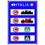 Verkehrzeichen Italien nationale Höchstgeschwindigkeiten